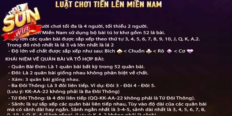 Tiến Lên Miền Nam là trò chơi bài quốc dân, sử dụng bộ bài Tây 52 lá